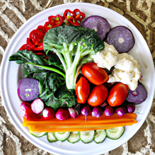 Suggested Prompt: A plate of colorful and nutritious vegetables.